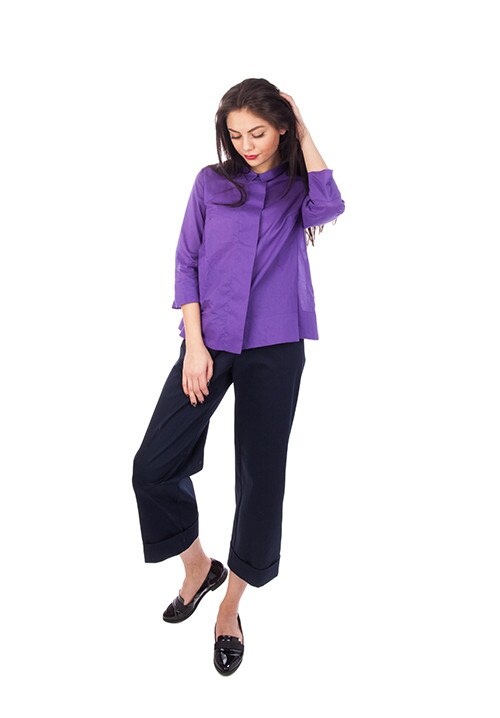 Camasa mov din bumbac, Imia