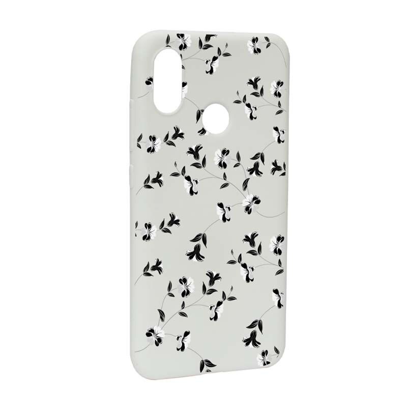 Husa Xiaomi Mi 8, Silicon, Flowers W128
