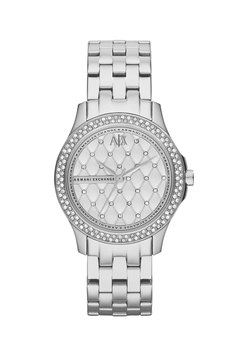 ARMANI EXCHANGE, Ceas cu bratara metalica, Argintiu