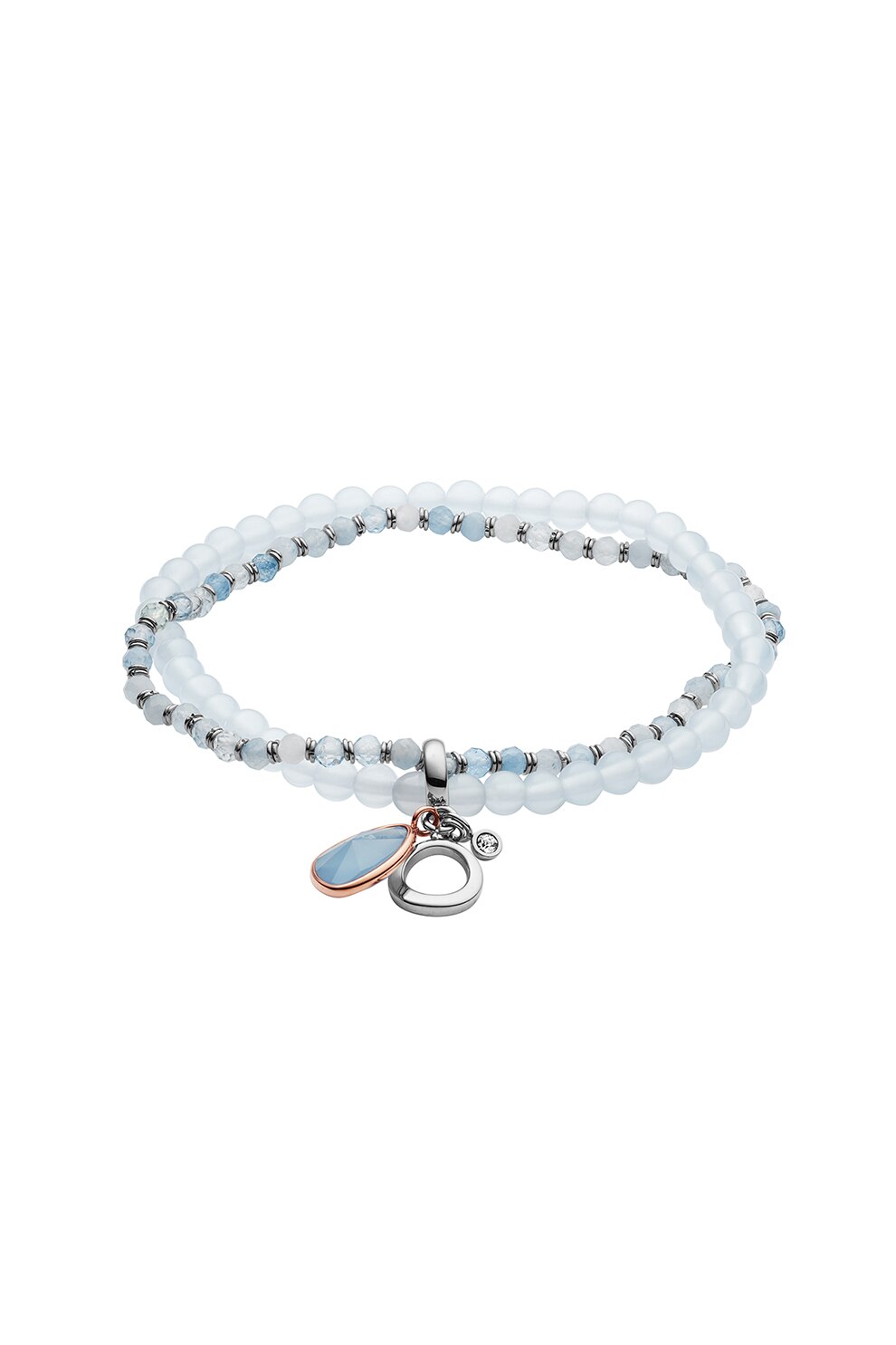 Fossil, Bratara de margele cu talismane, Bleu