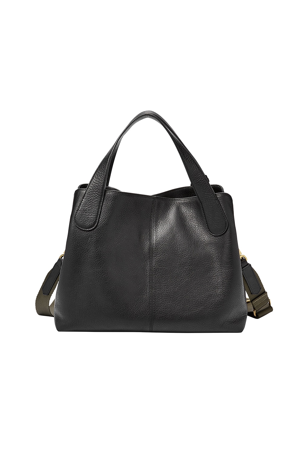 Fossil, Geanta hobo de piele Maya, Negru
