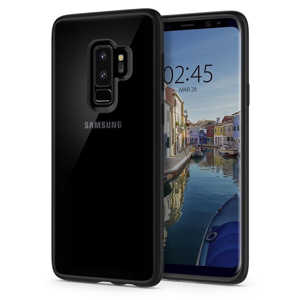 Husa Samsung S9 Plus SPIGEN Ultra Hybrid Margine Neagra