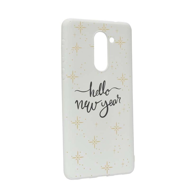 Силиконов калъф Unique за Huawei Mate 9 Lite / Honor 6X, Hello New Year, W173