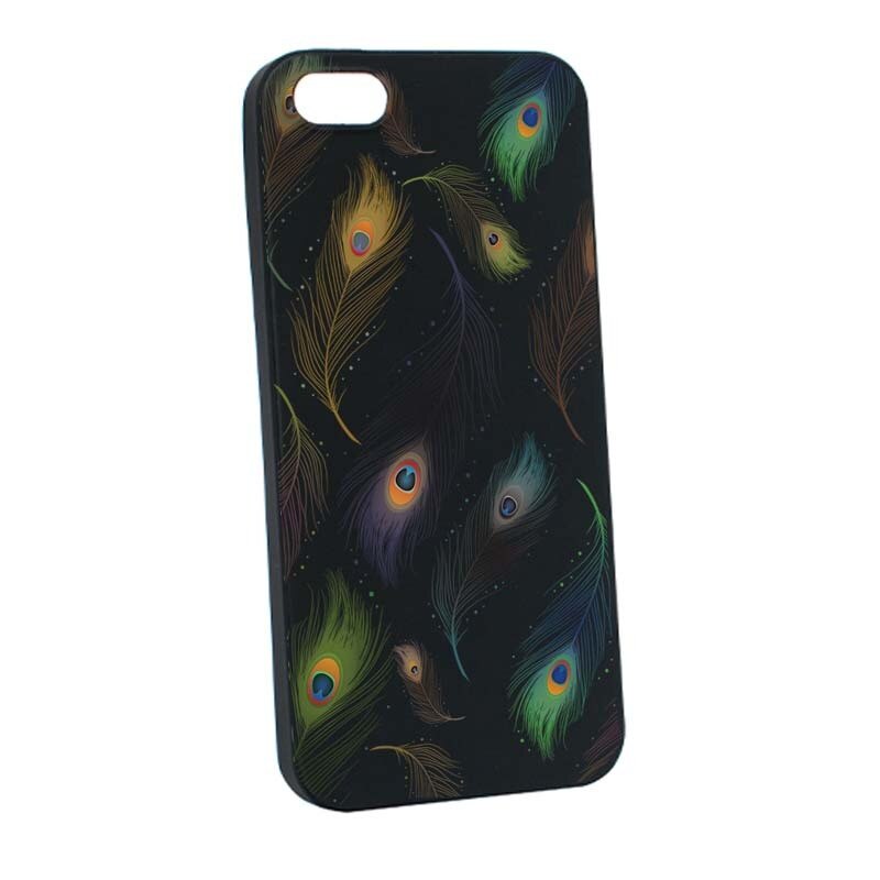 Husa Apple iPhone SE / 5S / 5, Silicon, Peacock B152