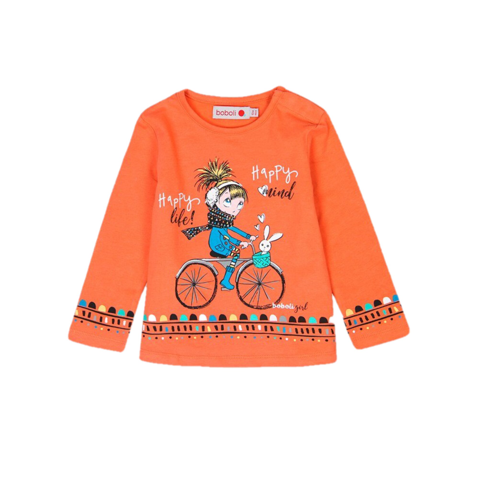 Bluza Happy Life, Boboli, oranj