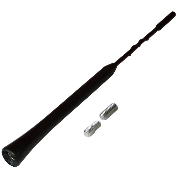 Tija antena auto AERZETIX, interior, universali, 235 mm, M5, M6, negru