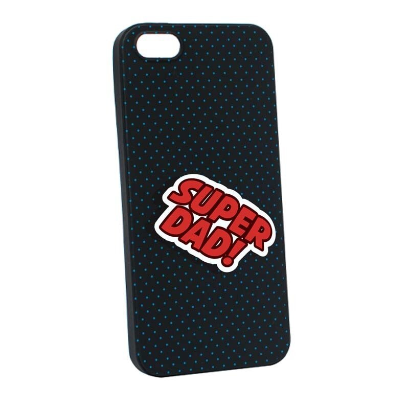 Husa Apple iPhone SE / 5S / 5, Silicon, Super Dad B161