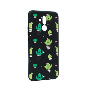 Husa Huawei Mate 20 Lite, Silicon, Cactus B165 Husa Huawei Mate 20 Lite, Silicon, Cactus B165