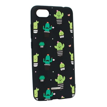 Husa Xiaomi Redmi 6A, Silicon, Cactus B165 Husa Xiaomi Redmi 6A, Silicon, Cactus B165