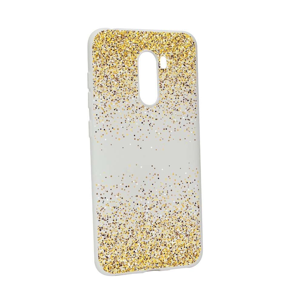 Husa Xiaomi PocoPhone F1, Silicon, Golden Lucios W179