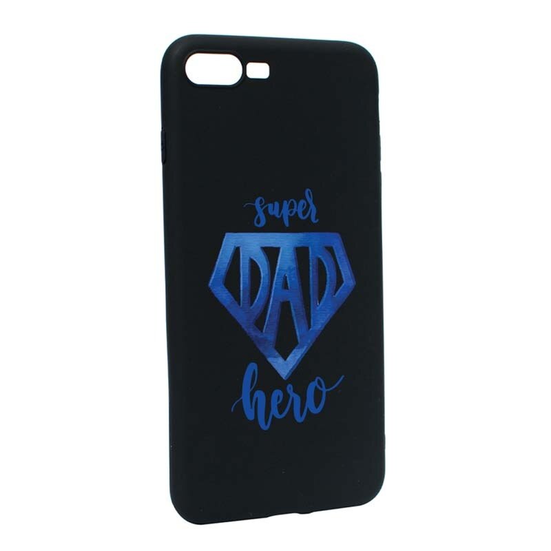 Husa Apple iPhone 7 Plus / 8 Plus, Silicon, Super Hero Dad B182