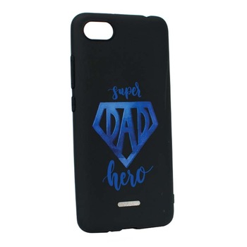 Husa Xiaomi Redmi 6A, Silicon, Super Hero Dad B182 Husa Xiaomi Redmi 6A, Silicon, Super Hero Dad B182