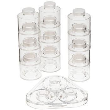 Set recipiente pentru condimente 12 piese Spice Tower Carousel Set recipiente pentru condimente 12 piese Spice Tower Carousel