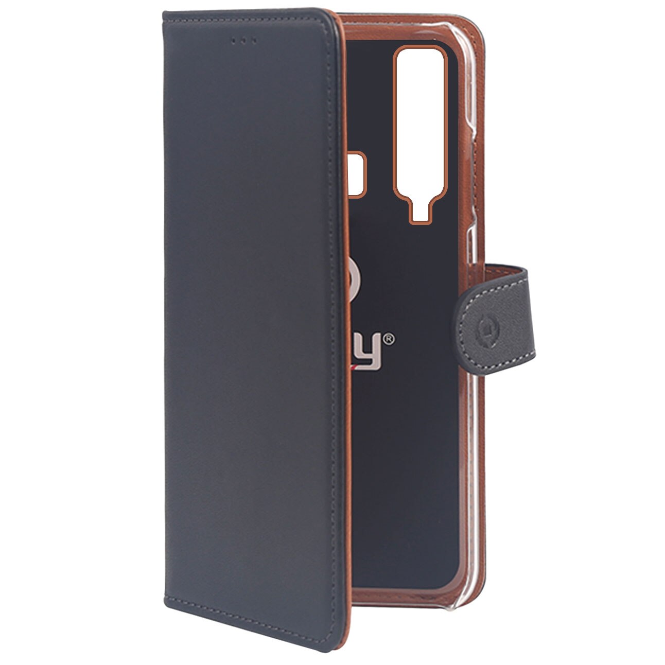 Husa de protectie Celly Wally pentru Samsung Galaxy A9, Negru