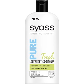 Balsam Syoss Pure Fresh pentru par normal, 500 ml Balsam Syoss Pure Fresh pentru par normal, 500 ml