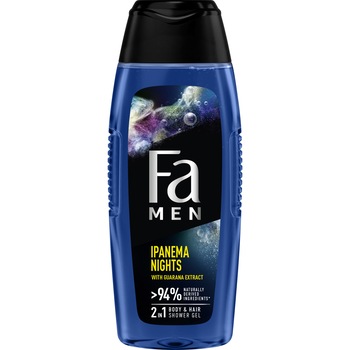 Gel de dus Fa Men Ipanema Nights, vegan, pentru barbati, 400 ml Gel de dus Fa Men Ipanema Nights, vegan, pentru barbati, 400 ml