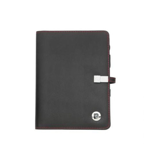 Mapa de conferinte cu stand pentru tableta/telefon, Negru