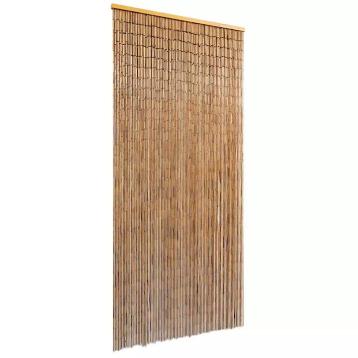 vidaXL ajtófüggöny bambusz 90 x 200 cm