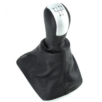 Manson schimbator si maner compatibil Skoda Octavia II 5 viteze, argintiu Manson schimbator si maner compatibil Skoda Octavia II 5 viteze, argintiu