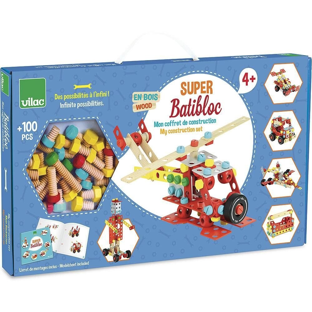 Set de constructie 100 piese - Batibloc