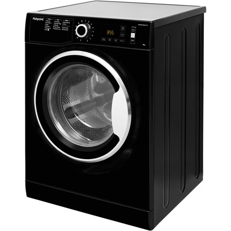 Masina de spalat rufe Hotpoint NLCD 946 BS A EU, 9 kg, 1400 RPM, Clasa A+++, Sistem Active Care, Sistem Stop&Add, Sistem igienizare aburi, Negru