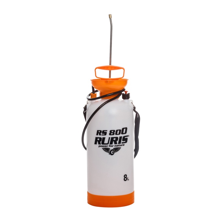 Pulverizator manual (vermorel) Ruris RS 800, 8 l, lance metalica, 0.3 Mpa presiune lucru, 1.5 kg