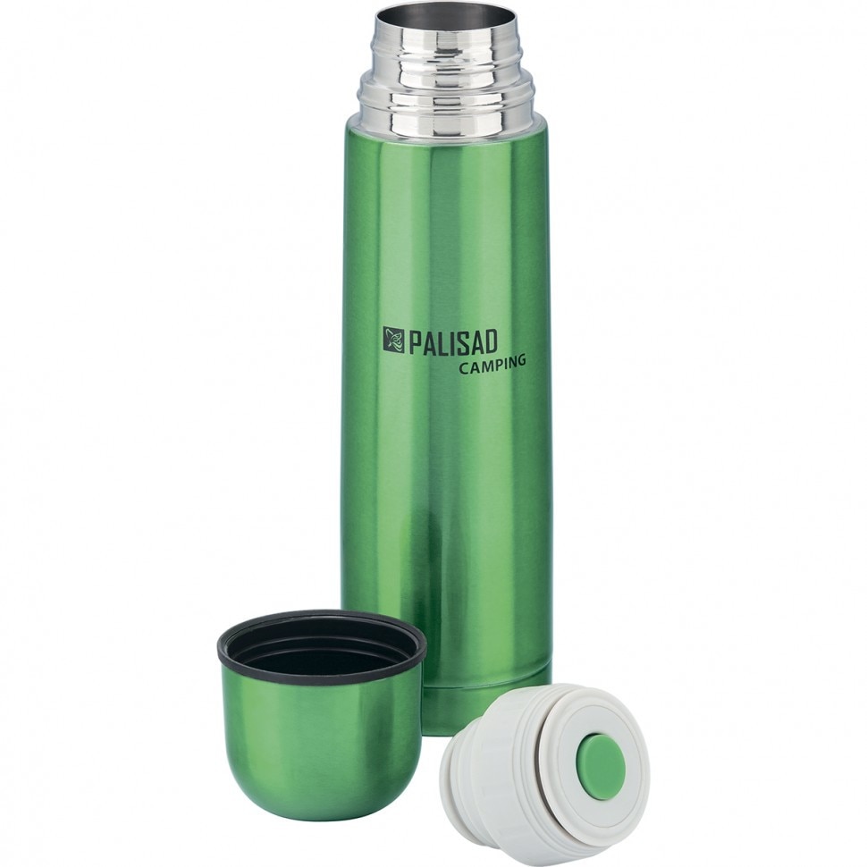 Termos clasic cu supapa, 500 ml (verde), PALISAD Camping