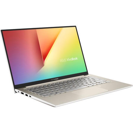 Laptop ultraportabil ASUS VivoBook S13 S330FA cu procesor Intel® Core™ i7-8565U pana la 4.60 GHz, Whiskey Lake, 13.3", Full HD, 8GB, 256GB SSD, Intel® UHD Graphics 620, Microsoft Windows 10, Icicle Gold