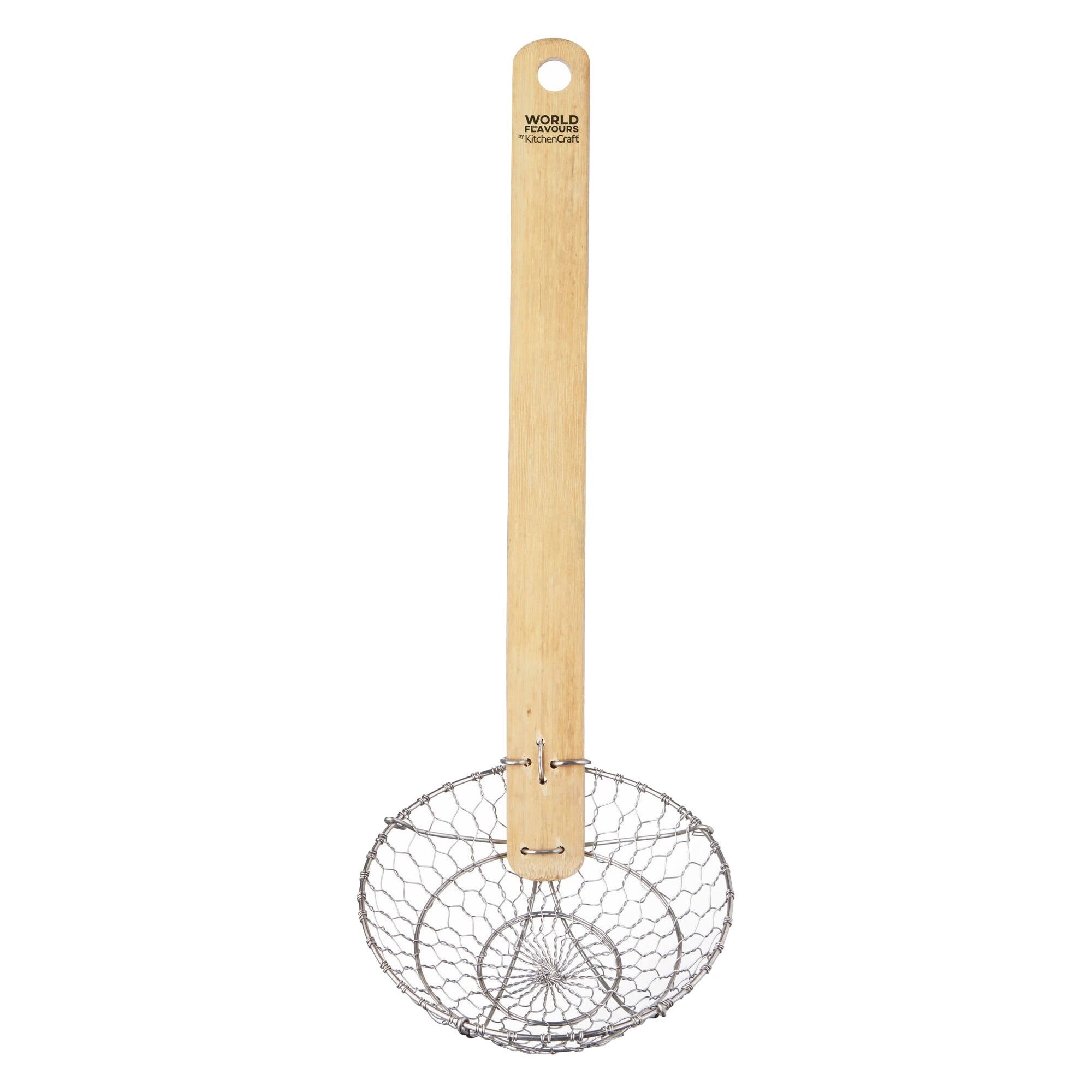 Spumiera cu maner de bambus - Kitchen Craft