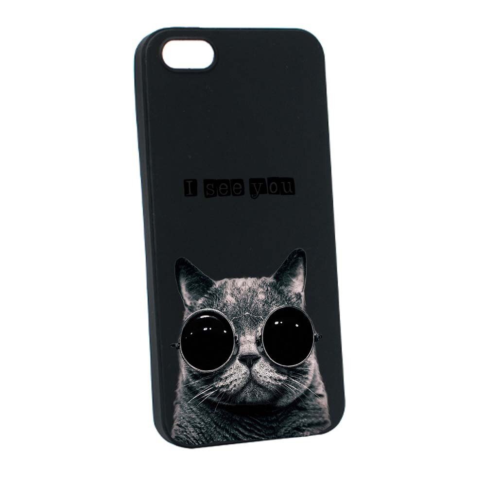 Husa Apple iPhone SE / 5S / 5, Silicon, I See You B9