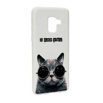 Husa Samsung Galaxy A5 2018, Silicon, I See You W9 Husa Samsung Galaxy A5 2018, Silicon, I See You W9