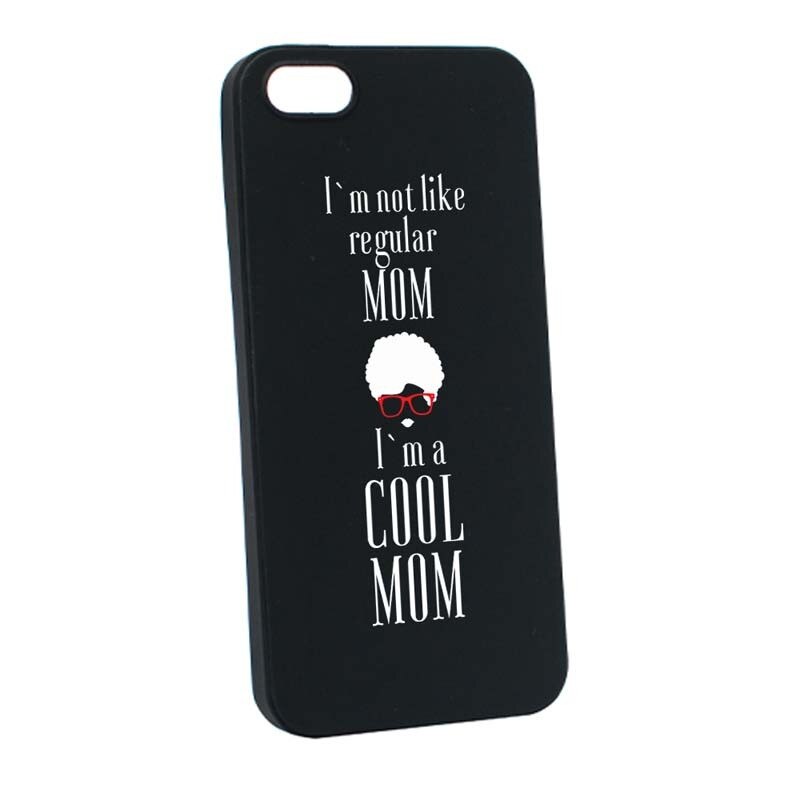 Husa Apple iPhone SE / 5S / 5, Silicon, Cool Mom B19