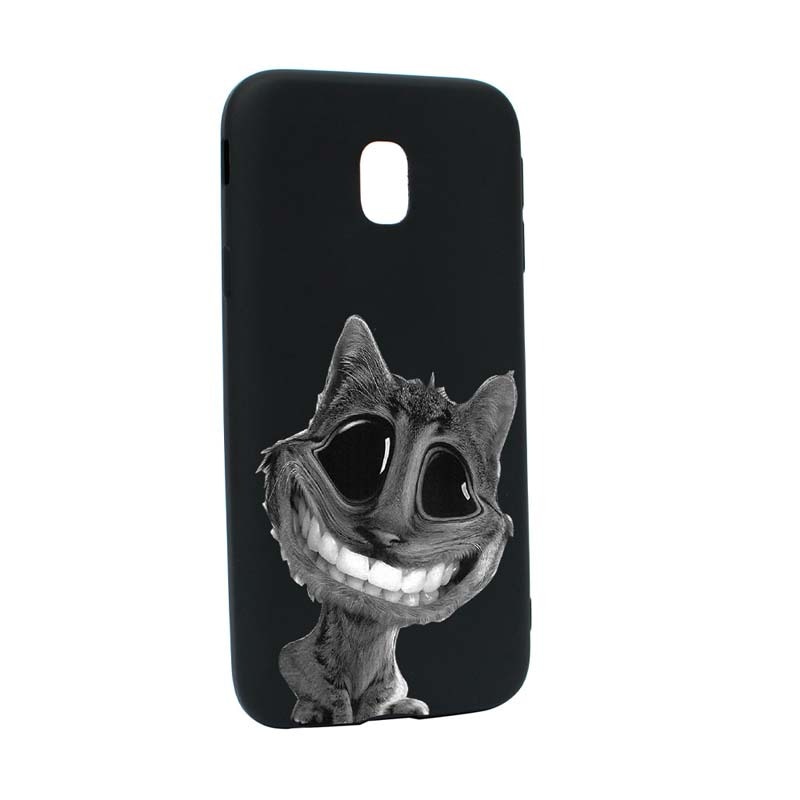 Husa Samsung Galaxy J3 2018, Silicon, Crazy Cat B20