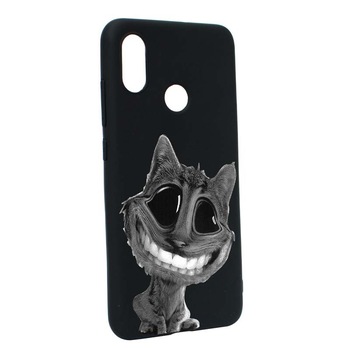 Husa Xiaomi Mi A2 Lite / Redmi 6 Pro, Silicon, Crazy Cat B20 Husa Xiaomi Mi A2 Lite / Redmi 6 Pro, Silicon, Crazy Cat B20
