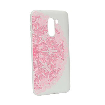Husa Xiaomi PocoPhone F1, Silicon, Lace Pink W21 Husa Xiaomi PocoPhone F1, Silicon, Lace Pink W21