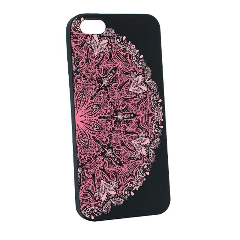 Husa Apple iPhone SE / 5S / 5, Silicon, Lace Pink B21