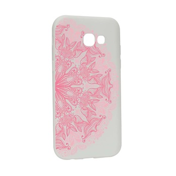 Husa Samsung Galaxy A3 2017, Silicon, Lace Pink W21 Husa Samsung Galaxy A3 2017, Silicon, Lace Pink W21