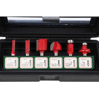 Set 6 freze lemn, Tivoly, cu coada, 8 mm AN Set 6 freze lemn, Tivoly, cu coada, 8 mm AN