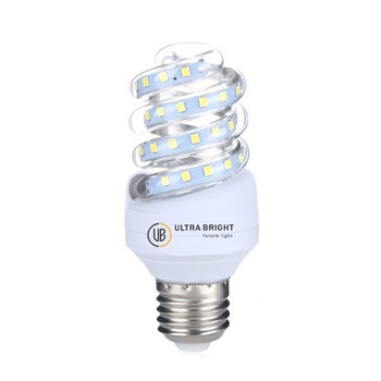 Bec LED spirala 9W, Ultra Bright, E27, 6400K, lumina rece Bec LED spirala 9W, Ultra Bright, E27, 6400K, lumina rece