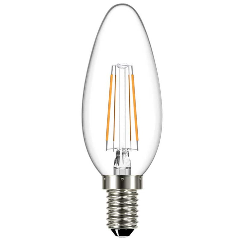 Bec led cu filament 4W C35 E14 2700K dimabil