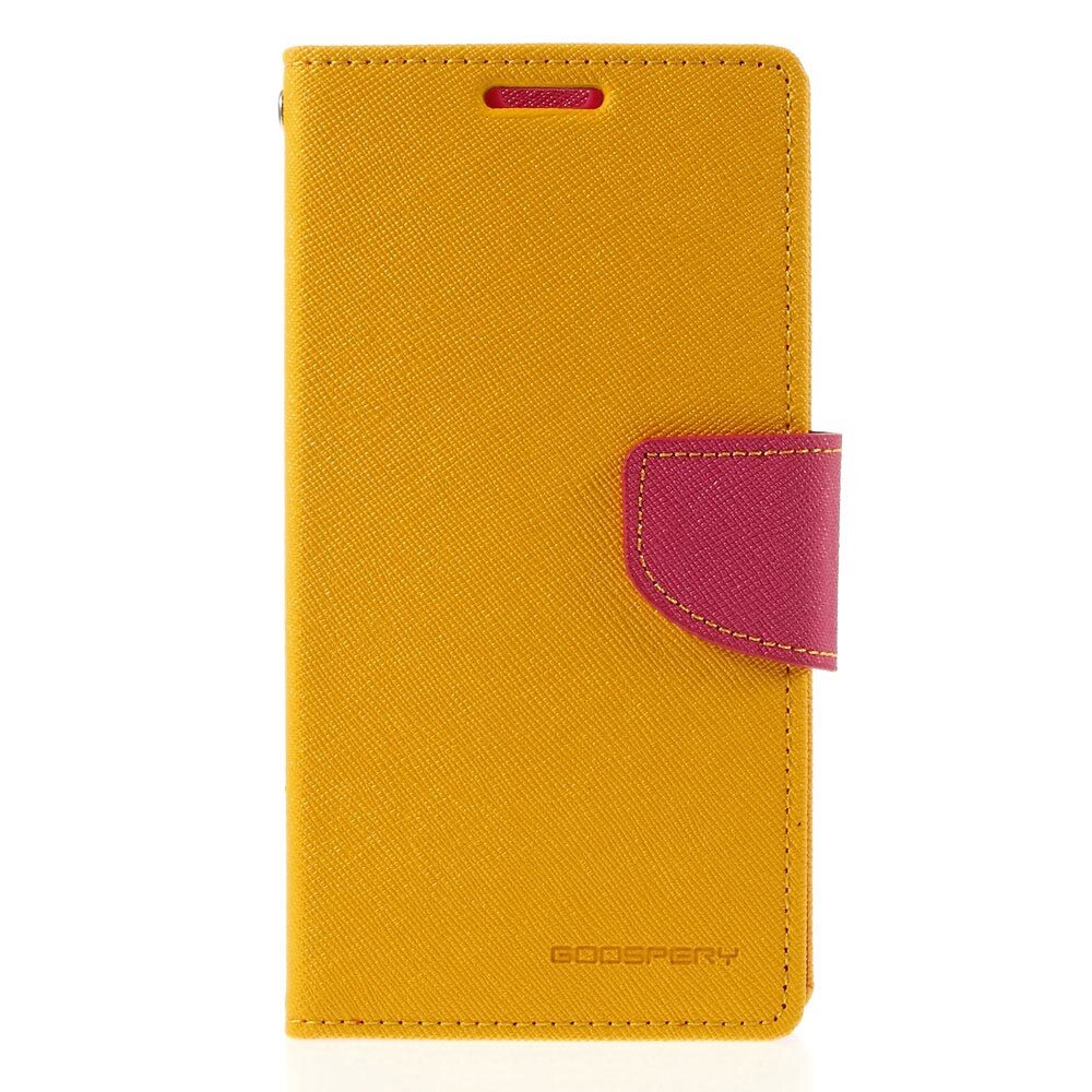 Husa Mercury Fancy Diary iPhone 4 /4S Galben Blister