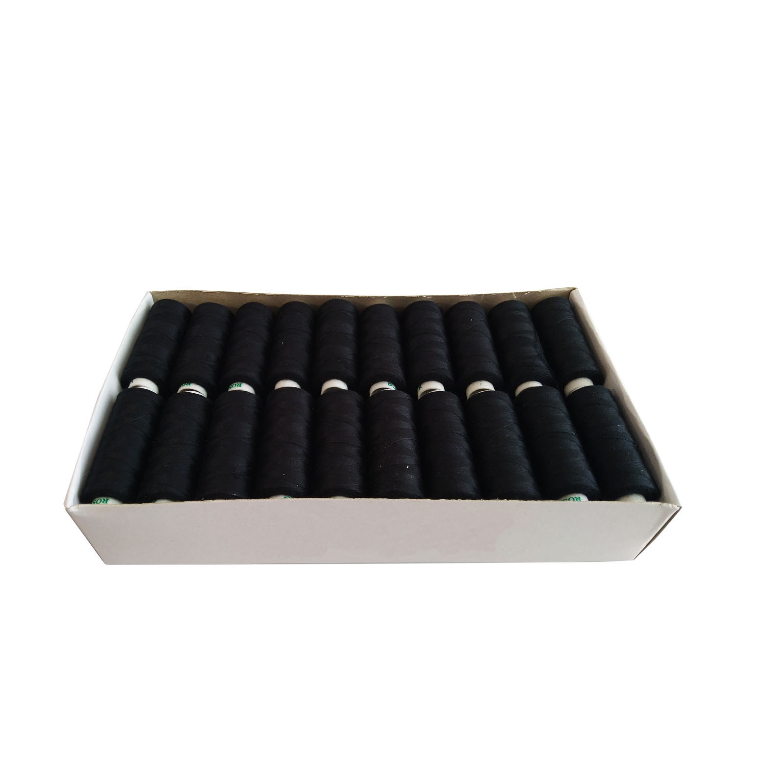 Set ata cusut Rosa 40 papiote, culoare negru , 300 m papiota , poliester