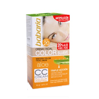 Crema CC (color control) cu Aloe Vera si SPF 20 (Make up ) babaria 50 ML Crema CC (color control) cu Aloe Vera si SPF 20 (Make up ) babaria 50 ML