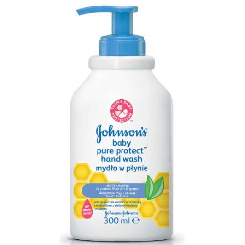 Sapun Lichid Pentru Copii Johnson's Baby Pure Protect 300ml - EMAG.ro