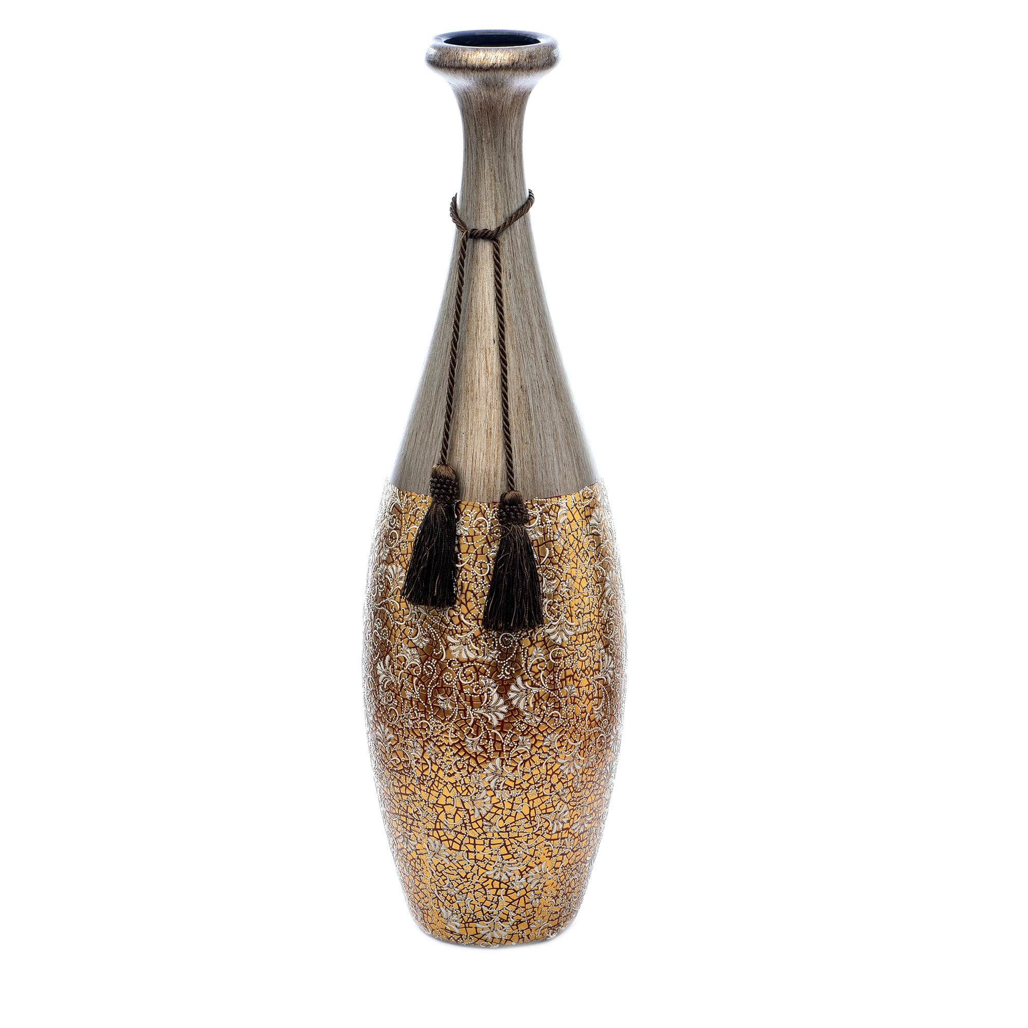 Vaza Madlene, realizata manual din ceramica filigran, 61 cm