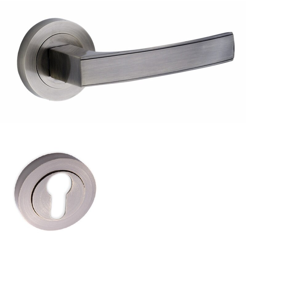 Maner usa de interior cu rozeta culoare bronz patinat Aria