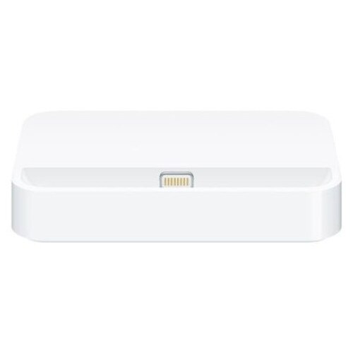 Suport stand telefon, Dock incarcare Lightning IPhone, Alb