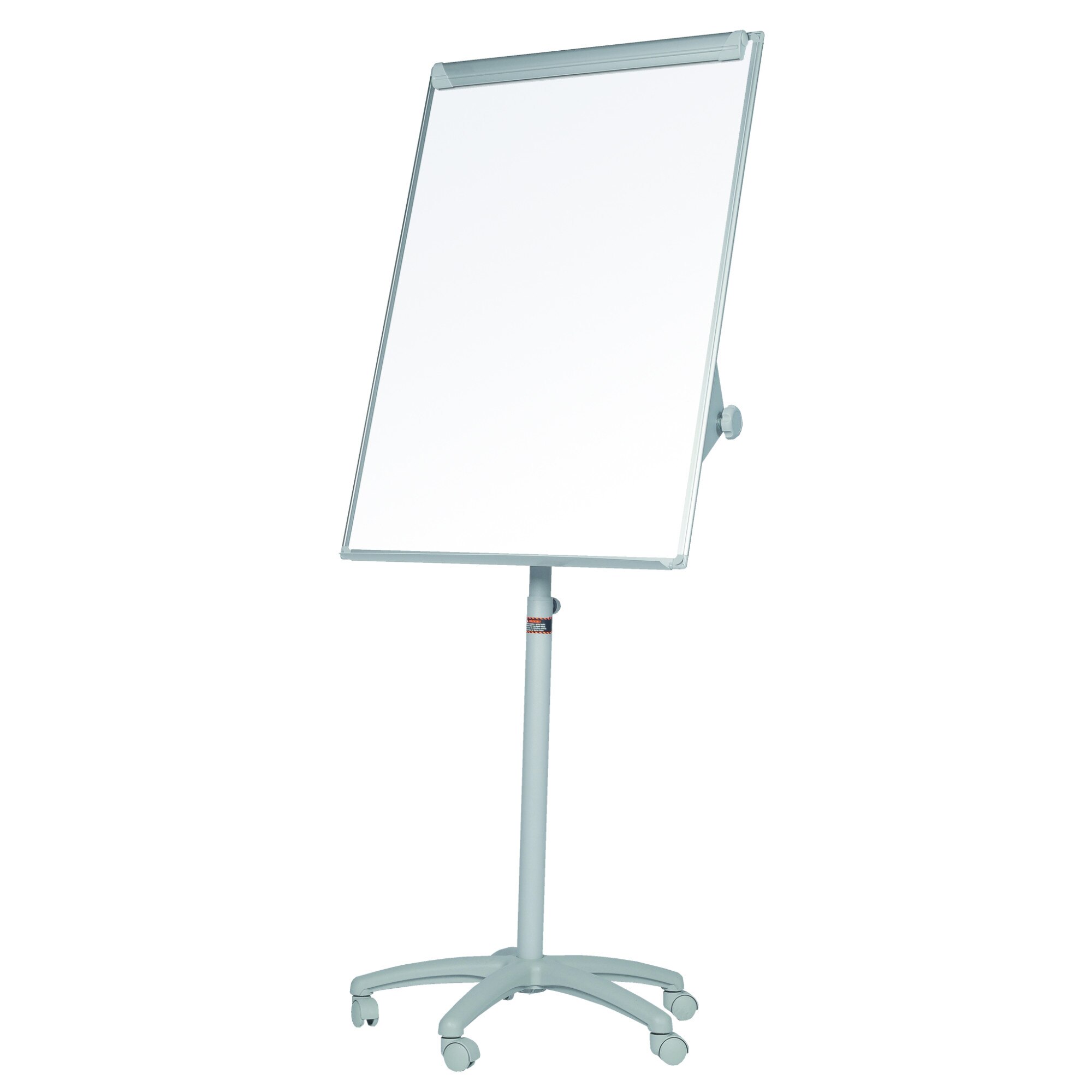 Flipchart magnetic mobil cu rama aluminiu Bi-Office - 102x70 cm