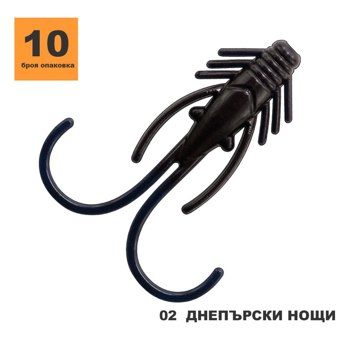 Примамка TOIRTAP НИМФА 1.6″ 02 ВЕЧЕРЕН ДНЕПЪР