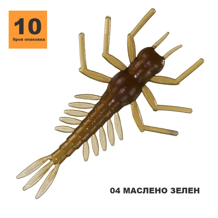 Примамка TOIRTAP ЛИЧИНКА ВЕСНЯНКА 1.4″ 04 МАСЛЕНО ЗЕЛЕН